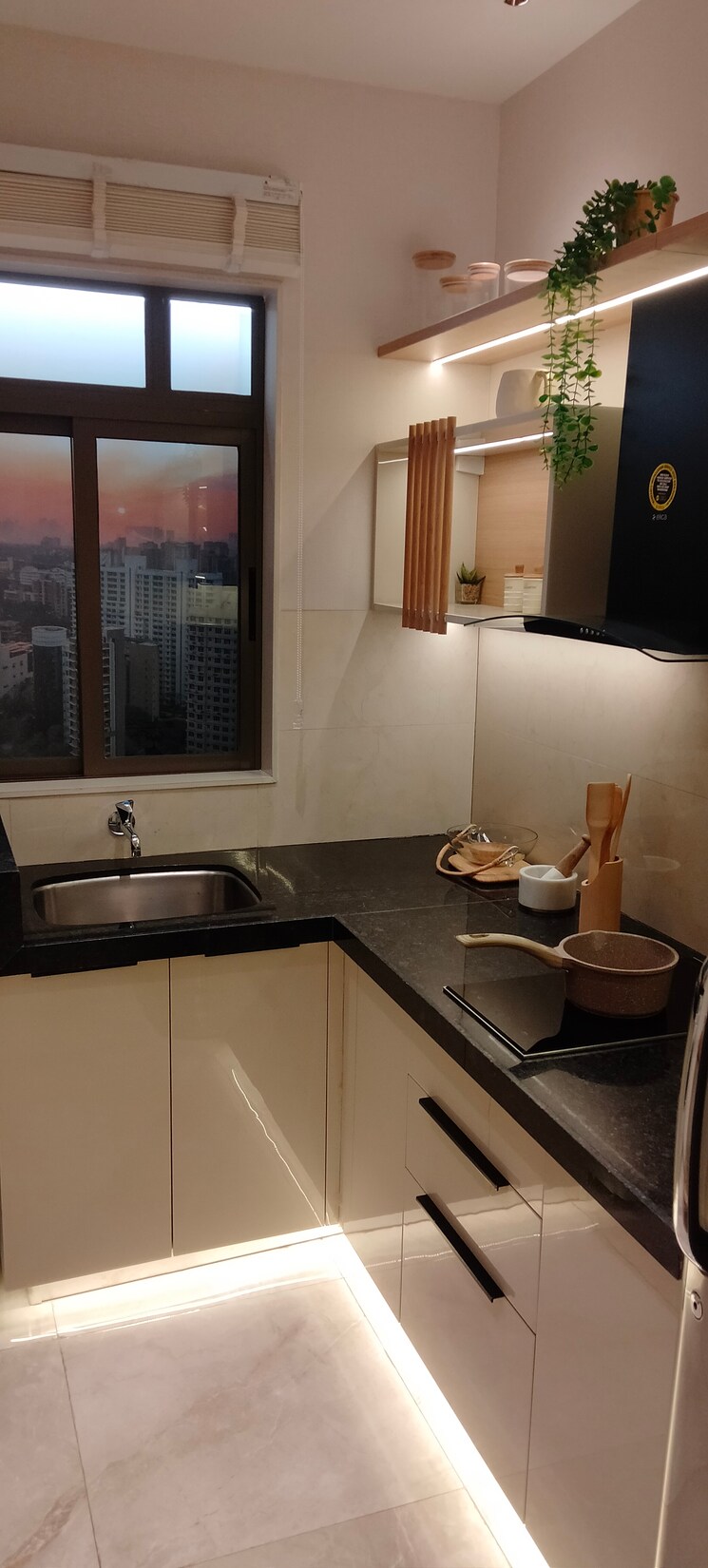 Kitchen, dosti-greater-thane 1 Bedroom 319 Sq.Ft. Apartment In Kalher Thane 8043729