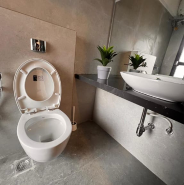 Attached Bathroom in 2 BHK Apartment at Level The Residences, Kadam Nagar – for Rent