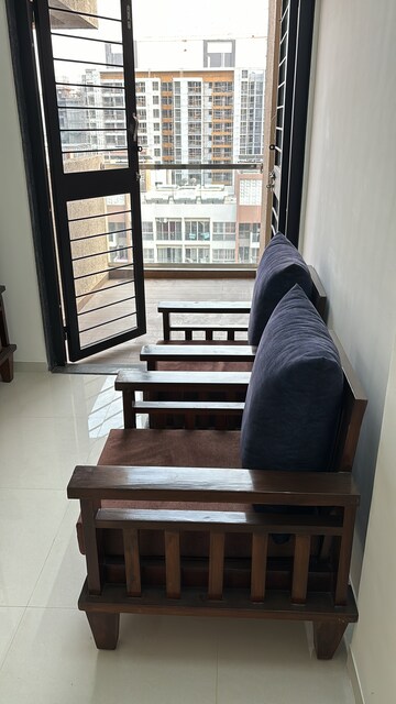 Living Room in 2 BHK Apartment at Kohinoor Coral Phase 3, Hinjewadi – for Rent