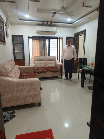 Living Room in 3 BHK Apartment at Majestique Towers East Wing B, Kharadi – for Rent