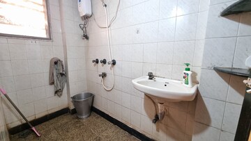 Bathroom in 1 BHK Apartment at Krishnamai CHS Malad, Malad West – for Rent