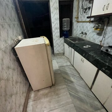 Kitchen in 1 BHK Builder Floor at Khirki Extension – for Rent
