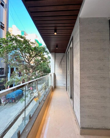 Balcony in 3.5 BHK Builder Floor at Shastri Nagar – for Rent