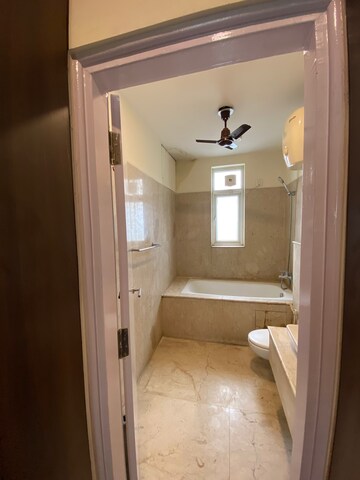 Bathroom in 3 BHK Apartment at Dhoot Time Residency, Sector 63 – for Rent
