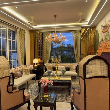 Living Room in 5 BHK Independent House at JaipuR-Ajmer Express Highway – for Sale