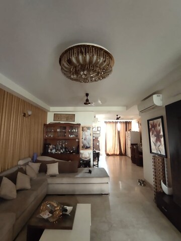 Living Room in 4 BHK Apartment at Dhoot Time Residency, Sector 63 – for Rent
