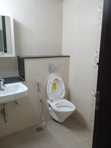 Bathroom in 3 BHK Apartment at Trendsquare Ortus Apartment, Hebbal – for Rent