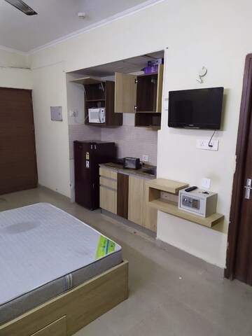 Kitchen in 1 RK Apartment at Supertech Ecociti, Sector 137 – for Rent