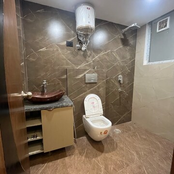 Bathroom in 3 BHK Builder Floor at Chattarpur – for Sale