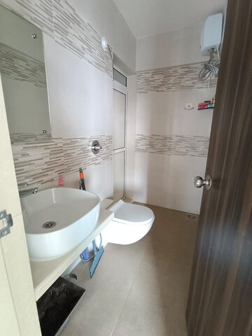 Bathroom in 1 BHK Apartment at JVM Corner Stone, Naupada – for Sale