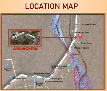 2 BHK Apartment – Map Location View at Rudrapur - for Sale