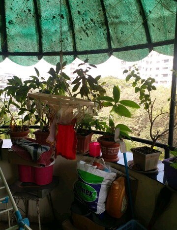Balcony in 2 BHK Apartment at Majiwada – for Rent