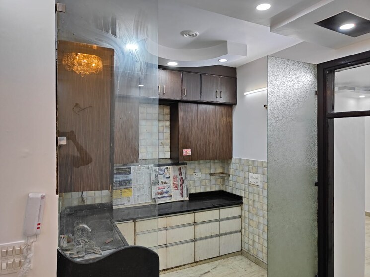 Kitchen, rohini sector 24 3 Bedroom 90 Sq.Mt. Builder Floor In Rohini Sector 24 Delhi 8044786