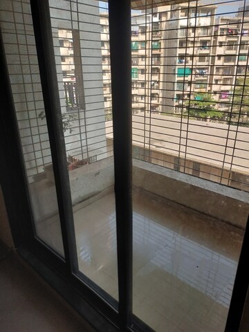 Balcony in 1 BHK Apartment at Raunak City Phase 3, Kalyan West – for Rent