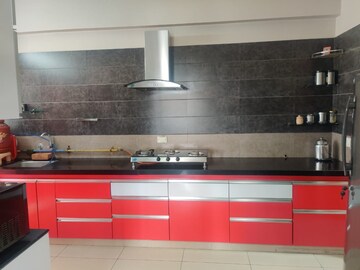 Kitchen in 4 BHK Apartment at HN Safal Orchid Harmony, Shela – for Sale
