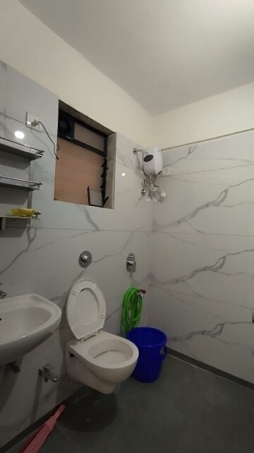 Bathroom in 2 BHK Apartment at Raunak City Sector 4, Kalyan West – for Rent