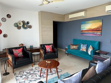 Living Room in 3 BHK Apartment at Oberoi Exquisite Goregaon, Goregaon East – for Rent