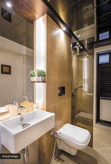 Bathroom in 2 BHK Apartment at Disha Datta Ramanand, Vile Parle East – for Sale