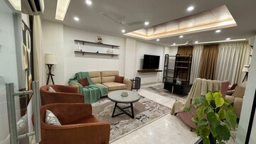 Living Room in 3 BHK Apartment at Defence Colony – for Rent