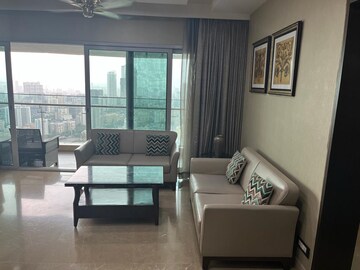 Living Room in 3 BHK Apartment at DB Orchid Woods, Goregaon East – for Rent