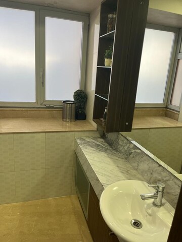 Bathroom in 3 BHK Apartment at DB Orchid Woods, Goregaon East – for Rent