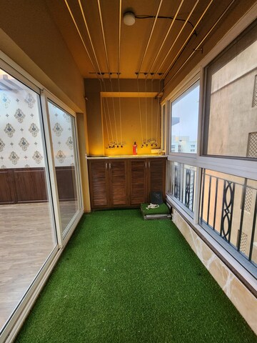 Balcony in 3.5 BHK Apartment at Sobha City Casa Paradiso, Nagareshwara – for Rent