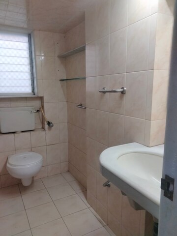 Bathroom in 2 BHK Apartment at Parag Mansion Chs , Andheri West – for Rent