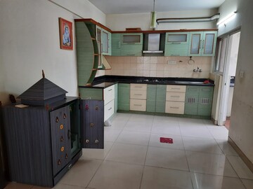 Kitchen in 2 BHK Apartment at Golden Palms Apartment Bangalore, Thanisandra Main Road – for Rent