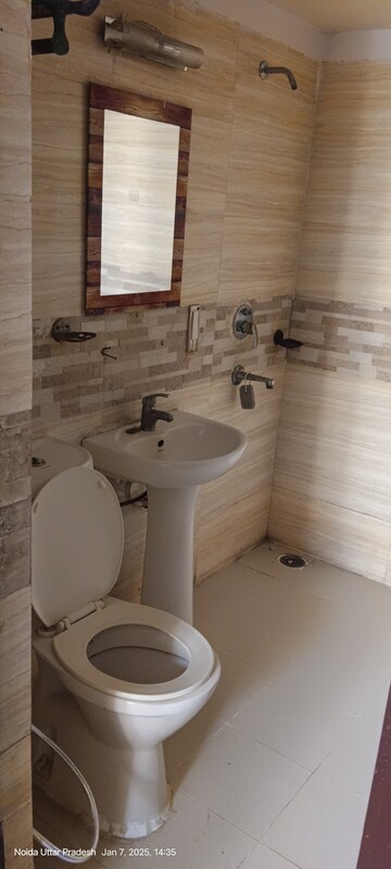 Bathroom in 2 BHK Apartment at Amrapali Zodiac, Sector 120 – for Rent
