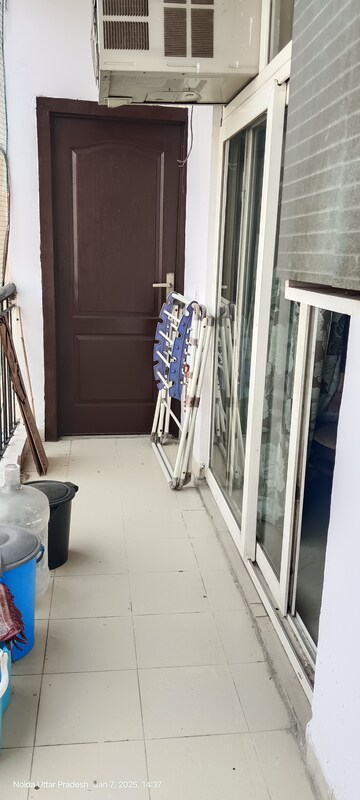 Balcony in 2 BHK Apartment at Amrapali Zodiac, Sector 120 – for Rent