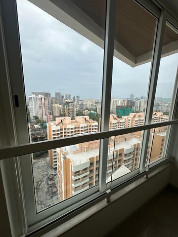 Balcony in 3 BHK Apartment at Kalpataru Radiance, Goregaon West – for Rent