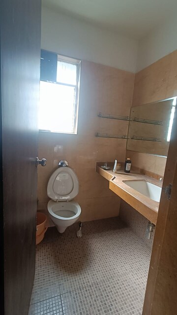 Bathroom in 2 BHK Apartment at Park Express, Baner – for Rent