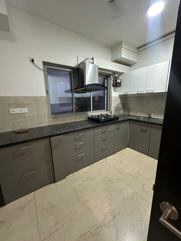Kitchen in 3 BHK Apartment at Oberoi Realty Esquire, Goregaon East – for Rent