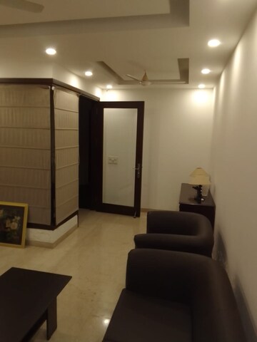 Living Room in 3 BHK Apartment at Greater Kailash I – for Rent