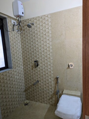 Bathroom in 2 BHK Apartment at BDL Hresa, Chembur – for Rent