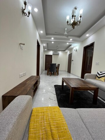 Bedroom in 3 BHK Builder Floor at Ansal Sushant Lok I, Sector 43 – for Rent