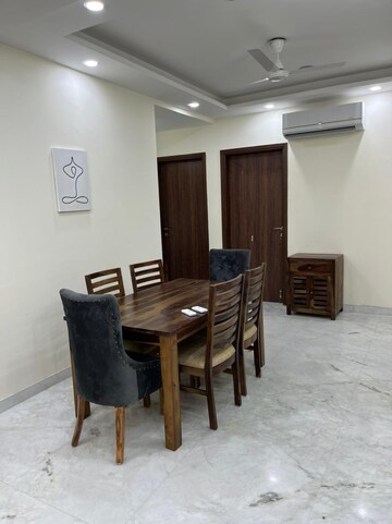 Living Room in 3 BHK Builder Floor at Ansal Sushant Lok I, Sector 43 – for Rent