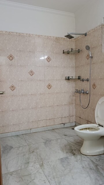Bathroom in 3 BHK Apartment at Vasant Kunj – for Rent