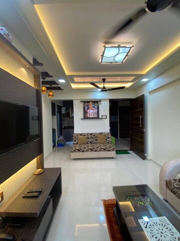 Living Room in 1 BHK Apartment at Mahavir Kanti Avenue, Nalasopara East – for Rent
