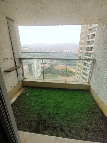 Balcony in 3 BHK Apartment at DB Orchid Woods, Goregaon East – for Rent