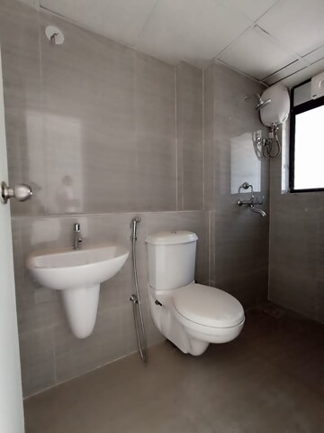 Bathroom in 1 BHK Apartment at Runwal Gardens, Dombivli East – for Rent
