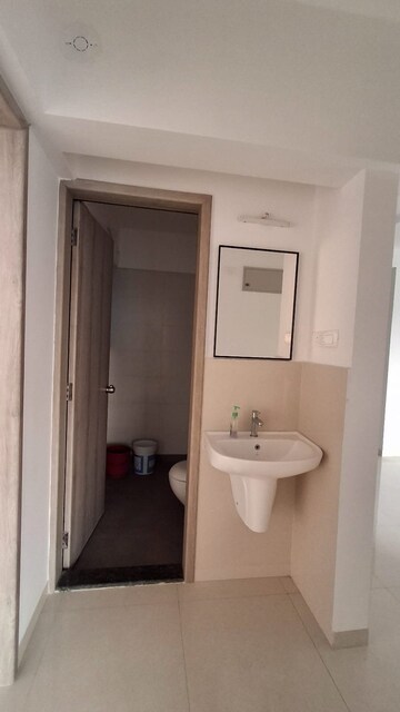 Bathroom in 2 BHK Apartment at Shree Venkatesh Graffiti Glover, Keshav Nagar – for Rent