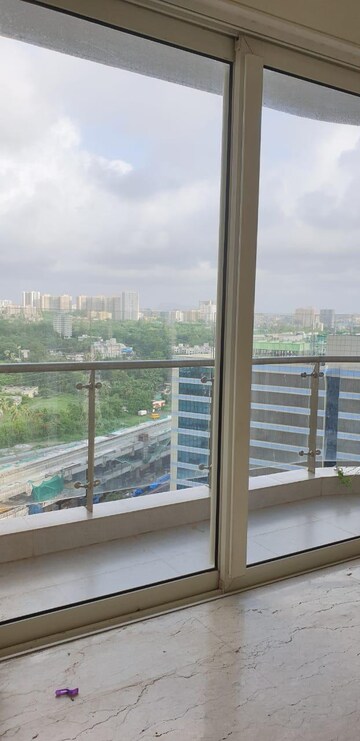 Balcony in 3.5 BHK Apartment at Lodha Fiorenza, Goregaon East – for Rent