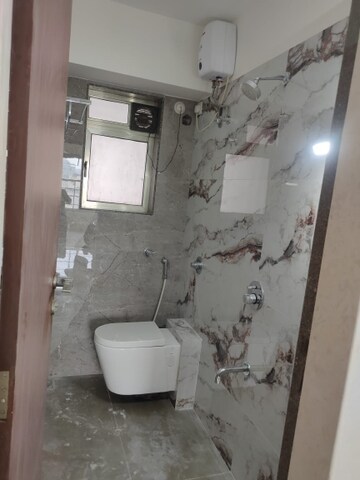 Bathroom in 4 BHK Apartment at Bayview Terraces, Prabhadevi – for Rent