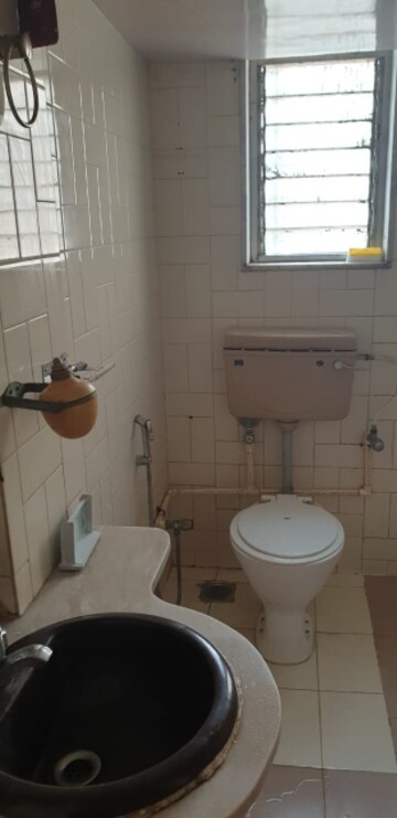 Bathroom in 3 BHK Apartment at Link Garden, Andheri West – for Rent