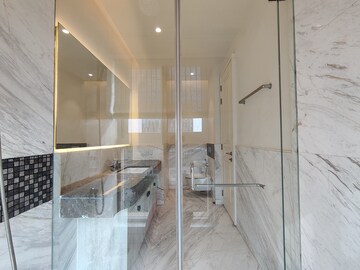 Bathroom in 1 BHK Apartment at Bhartiya Leela Residences, Thanisandra Main Road – for Rent