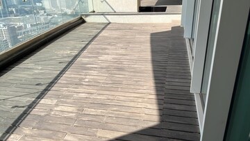 Balcony in 5 BHK Apartment at Avighna One Avighna Park, Lower Parel – for Sale