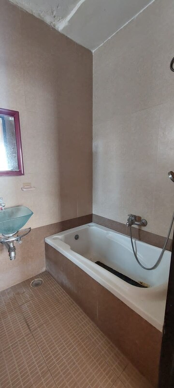 Bathroom in 2 BHK Apartment at Seawoods – for Rent