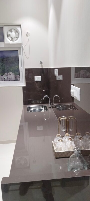 Kitchen in 2.5 BHK Apartment at Ashar Pulse, Majiwada – for Sale