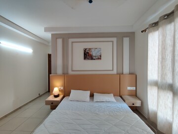 Bedroom in 2.5 BHK Apartment at Bhartiya Nikoo Homes, Thanisandra Main Road – for Rent